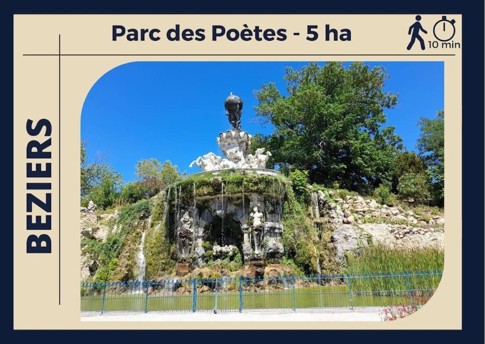 Appartamento Le Tropico - Clim - Terrasse - Proche Polygone Béziers Esterno foto