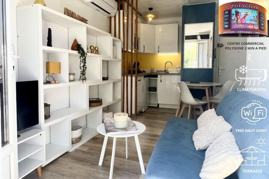 Appartamento Le Tropico - Clim - Terrasse - Proche Polygone Béziers Esterno foto